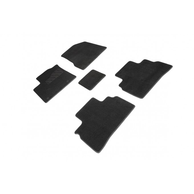 Ворсовые LUX коврики в салон SEINTEX для Nissan Murano Z52 2015-н.в. (черные, 89637) 8963774773223