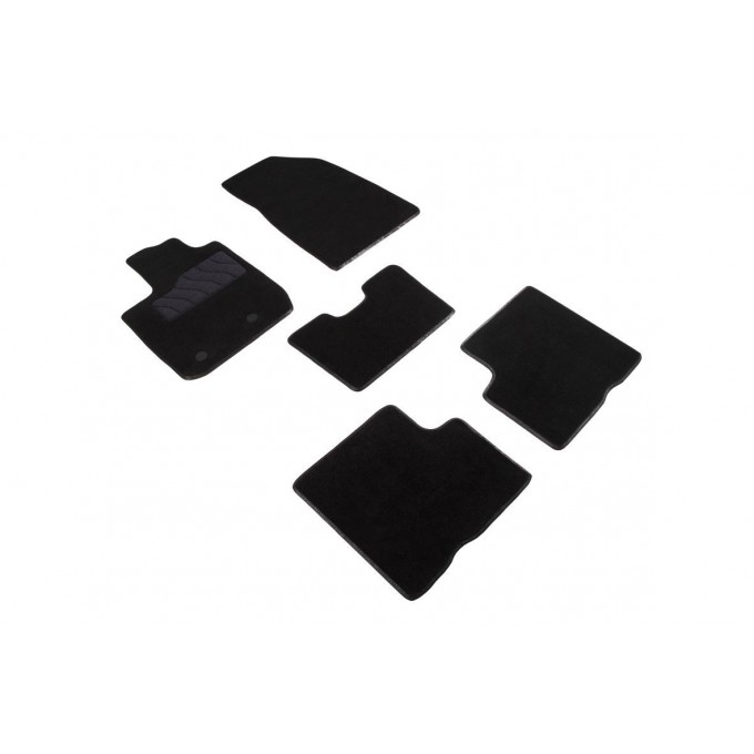 Ворсовые LUX коврики в салон SEINTEX для Renault Arkana 2019-н.в. (черные, ) 92705