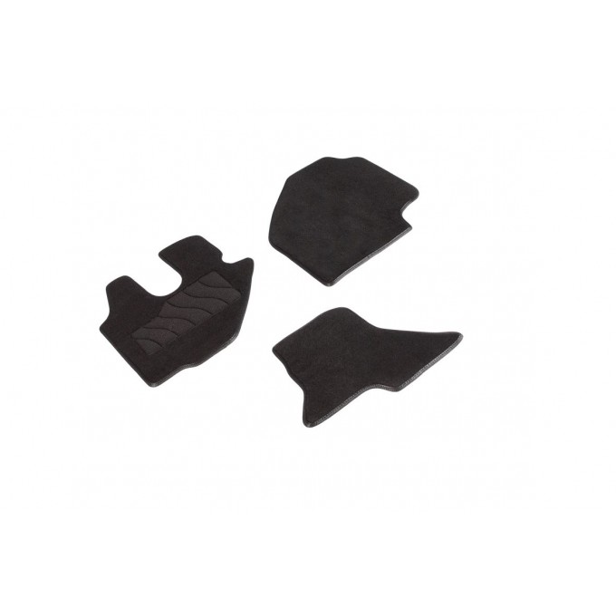 Ворсовые LUX коврики в салон SEINTEX для ISUZU ELF 3.5-5.5 (черные, ) 95061