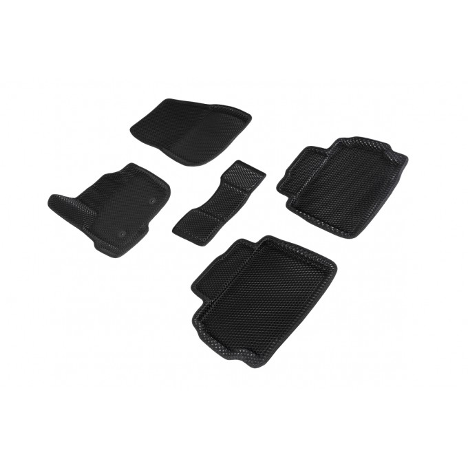 Коврики EVA 3D ромб SEINTEX для Ford Mondeo V 2015-2019 (черные, 95278) 95278_S