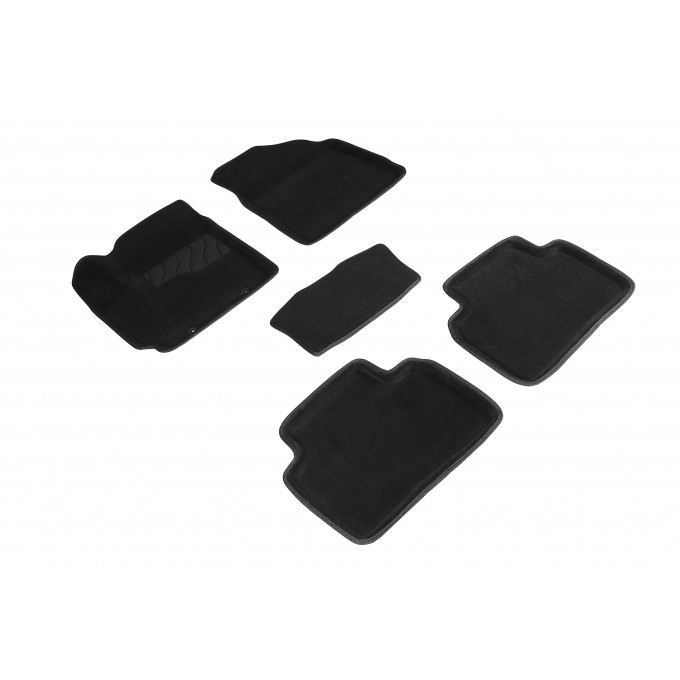Комплект ковриков 3D HYUNDAI CRETA II черные (компл) 96463